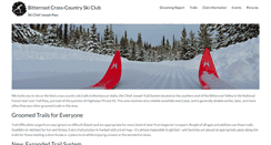 Desktop Screenshot of bitterrootxcskiclub.net